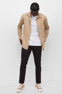 เสื้อยืดคอกลมแขนสั้นสำหรับผู้ใหญ่ผ้าคอตตอนแท้สำหรับ100% - Product Image 5