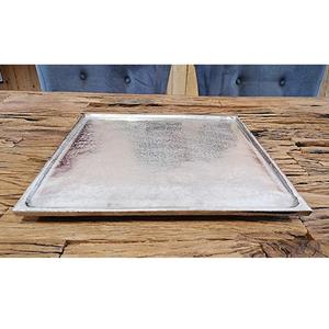 Vaisselle de service en aluminium argenté au Look attrayant, vaisselle en métal de forme ronde en nickel, plats et assiettes de service finis - Product Image 3