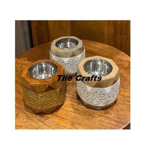 Wooden Mubkhar Bakhoor <b>Burner</b> Set Of Two Different Design Bakhoor <b>Burner</b> Mabkhara For Home Hotel Decor - Product Image 3