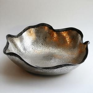 Crystalridge Luxe ชุดชามทองเหลืองเปลของตกแต่งชามผลไม้ช็อคโกแลตวันที่แห้งสำหรับการเพิ่มการรับประทานอาหาร - Product Image 4