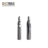Fraise conique HSS M7 45 degrés brillante non revêtue de haute qualité, tailles personnalisées, pour usinage CNC de haute précision - Outils DIC Garantie 3 ans