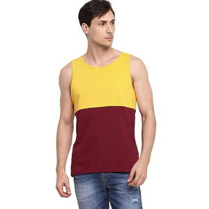 Personnalisé fait à la main 100% coton hommes hommes débardeurs Muscle Gym porter course Stringer respirant et réglable débardeurs hommes - Product Image 1