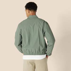 Blouson aviateur zippé léger et extensible de coupe décontractée pour homme - Product Image 3