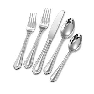Logotipo personalizado de alta calidad de fábrica con diseño moderno aspecto de mango juego de cubiertos de acero inoxidable de alta calidad con espejo - Product Image 2