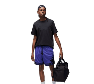 Shorts de basket-ball personnalisés, violet avec bordure noire, tissu en maille, shorts d'entraînement athlétique pour hommes - Product Image 4