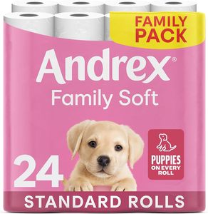 Papel Higiénico Suave Andrex Family - 24 Rollos - Product Image 1