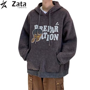 Custom Oversized Solid Winter Casual Cotton <b>Pullover</b> <b>for</b> Acid Washed Heavyweight <b>Men</b> Hoodies - Product Image 2