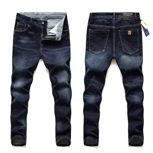 Новые индивидуальные патчи в итальянском стиле, Лидер продаж, высококачественные тонкие обтягивающие рваные джинсовые брюки, мужские джинсы