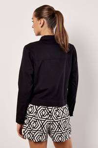 แจ็กเก็ตยีนส์แท้สำหรับผู้หญิงดีไซน์ไม่ซ้ำใครสไตล์แฟชั่นสำหรับฤดูใบไม้ร่วงและฤดูหนาว - Product Image 2