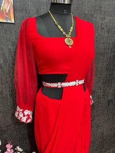 NEW LUNCHING FANCY PARTY WEAR <b>SAREES</b> - Product Image 4