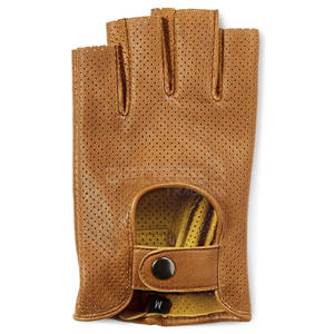 Original <b>Fingerless</b> Waterproof Leather Driving <b>Gloves</b> Latest Fashion Comfortable Cycling <b>Gloves</b> with Custom Logo Low Prices - Product Image 6