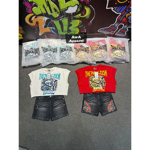 Conjunto de Camiseta sin Mangas y Pantalones Cortos de Verano para Hombre, 100% Algodón, Secado Rápido, Impresión Digital de Alta Calidad, Colores Personalizables, OEM - Product Image 4