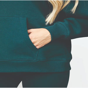 Ropa profesional fábrica al por mayor nuevo último estilo mujeres sudaderas con capucha pulóver moda Casual algodón poliéster sudaderas con capucha sueltas - Product Image 5
