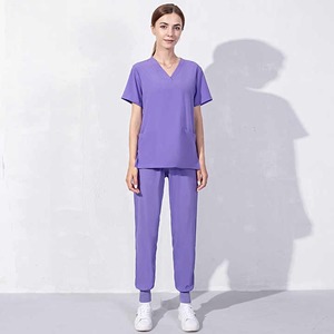 Service OEM Gommage Infirmière Offre Spéciale V Cou Uniforme Femmes Hôpital Soins Infirmiers Médicaux Gommages Uniformes Gommage Ensembles Manches Courtes À Vendre - Product Image 4