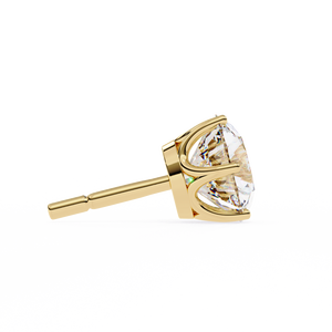 Hermosos Pendientes de Oro de 18K con Diamante Cultivado en Laboratorio, Pendientes de Diamantes Premium - Product Image 1