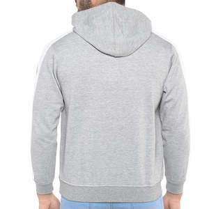 Sudadera con capucha para hombre de algodón pesado al por mayor Jersey deportivo de gran tamaño con capucha patrón sólido elementos esenciales de temporada de invierno - Product Image 4