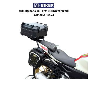 Stainless Steel R15 V4 Rear Luggage <b>Rack</b> with <b>Saddle</b> Bag Mount Side Frame Attachment for Hanging Bags - Product Image 2