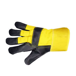 Guantes de cuero de alta calidad resistentes al calor directo de fábrica al por mayor ropa de seguridad ropa de trabajo industrial guantes de trabajo - Product Image 4