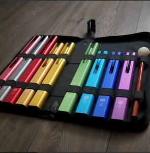 Ensemble de tubes de solfège de haute qualité, 9 tubes de solfège de couleur chakra... - Product Image 1