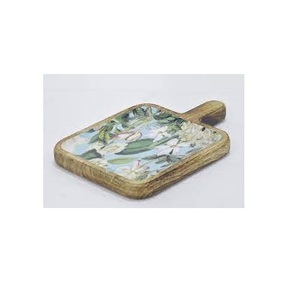 Tabla de cortar con esmalte de madera, accesorio decorativo de gran tamaño, con estampado - Product Image 1