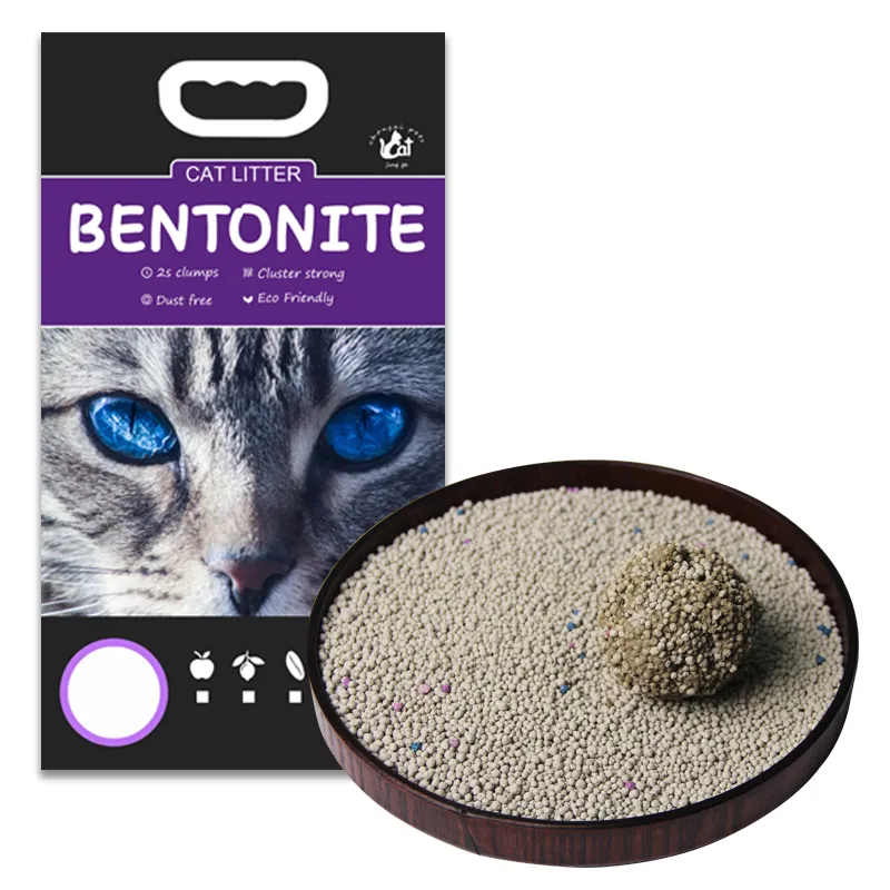 Pet Products Hot Sell Good Quality Rapid Clumping Chinese Bentonite Cat Litter