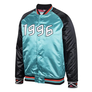 Vestes d'université en satin de style vintage blousons de baseball et de bombardiers brodés avec un design Starter 49ers College Letterman - Product Image 3