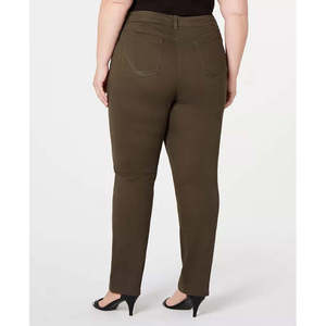 Jeans de Pierna Recta Verdes para Mujer, Tallas Grandes, Control de Abdomen, Cintura Media, Tallas Pequeñas, de Style & Co - Product Image 2