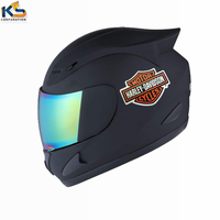 Autocollant mural en vinyle personnalisé pour moto, motif bouclier, impression KS, réutilisable, auto-adhésif, pour ordinateurs portables, vitres de voiture, décoration intérieure, personnalisable
