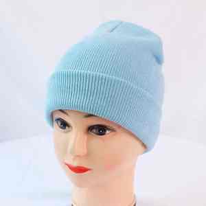 Gorros de algodón tejidos personalizados Unisex Jacquard mezcla de lana impermeable bordada a mano con impresión Digital - Product Image 3