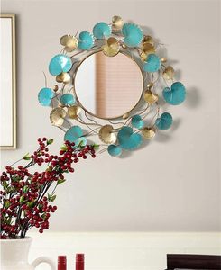 Modern Luxury Unique Home Decorative Wall <b>Mounted</b> Mirror With Metal <b>Frame</b> for Living Room, Drawing Room, Dressing Room, Bathroom - Product Image 3