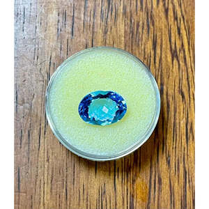 Gema de Granate Indio Natural Certificada AAA+ (3.94 Quilates), Color Azul Agua # 15, Gem152 - Product Image 1