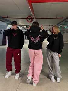 Pantalones Hip-hop 2026, Pantalones Casuales Retro Americanos, Pantalones Deportivos para Mujer, Pantalones Holgados de Pierna Ancha, Largos, Lisos, a la Moda - Product Image 5