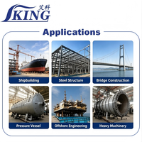 Machine de soudage à l'arc immergé automatique IKING WT-MZ, type chariot, système SAW pour la fabrication de structures en acier