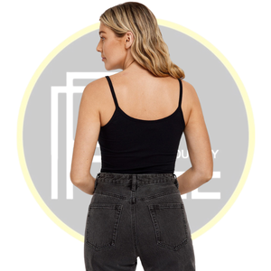 Womens <b>Spaghetti</b> <b>Strap</b> <b>Tank</b> <b>Top</b> Soft Stretchable Slim Fit Cami for Summer Casual Gym and Layering Wear - Product Image 4