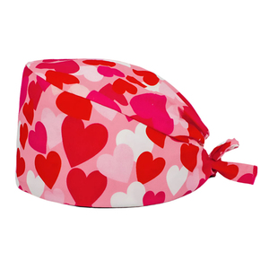 Gorro Quirúrgico Dental con Cierre de Amarre para Mujer, Gorro de Dentista con Botón y Banda Absorbente, Gorros Quirúrgicos Ajustables para Enfermeras - Product Image 5