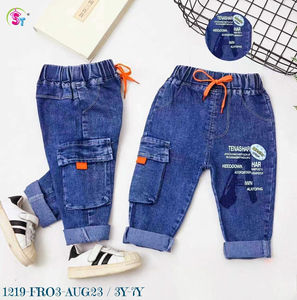 Denim Kids Jeans Pants Boys Kids Denim/Jeans Custom <b>Wide</b> Legging Trousers Girls Jeans Pants/denim Toddler Boy Jeans - Product Image 3