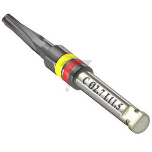 DLC 01.9mmX02.7mm ดอกสว่านทรงกรวยทำจากสแตนเลสเคลือบด้วยคาร์บอน DLC รหัสสีแดง - Product Image 4