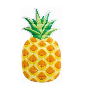 Lit gonflable en forme d'ananas jaune 58761 pour adultes - Product Image 1