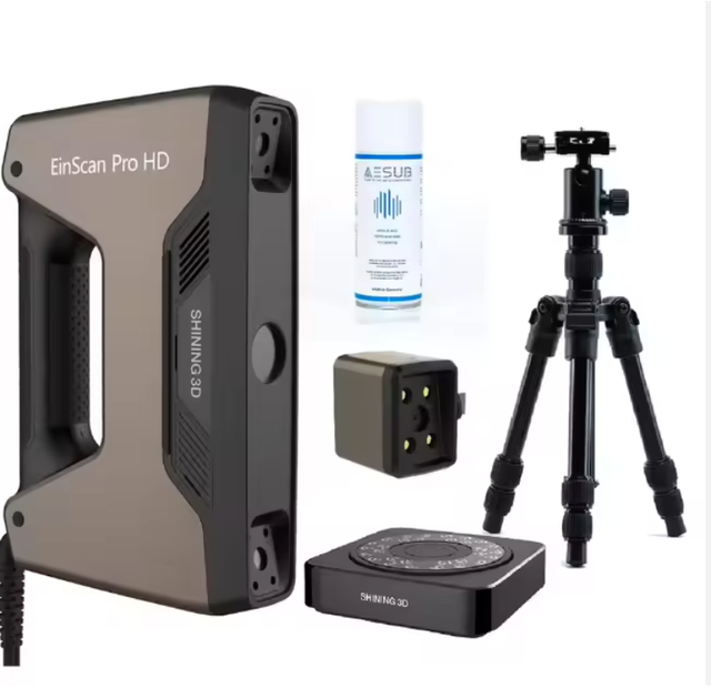 High Performance Benro Pro HD Handheld 3D Scanner Plastic SolidEdge Shining-3D Color Tripod Pack Edition