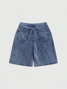 Custom Wholesale High Quality Summer Denim Shorts Male <b>Jeans</b> <b>Men</b> Short Pants <b>Jeans</b> Skinny <b>Men</b> Shorts OEM Serviced - Product Image 5