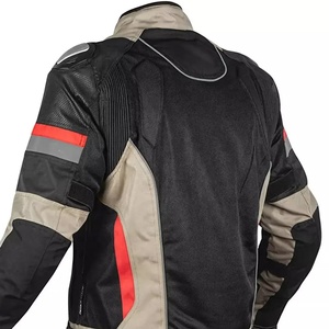Veste de protection extérieure respirante pour équipement de moto d'été de haute qualité avec col montant et coussin protégé en maille - Product Image 4