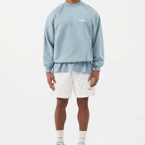 Sudaderas para Hombre Street Heavy, Personalizadas con Relieve 3D, 100% Algodón Tejido, Corte Regular, Cuello Redondo, Color Sólido, Invierno, Ecológicas, Casuales - Product Image 5