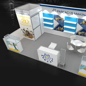 10x20 20x20 20x30 Luxury Modular Tradeshow Displays Exhibition Stand Booth Design for Trade Shows exhibition booth