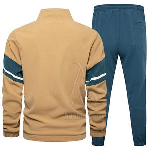 Ensemble de survêtement 2-en-1 léger et respirant pour homme, en coton 100% durable, à motif uni, séchage rapide, écologique, avec logo personnalisé, idéal pour l'extérieur - Product Image 3