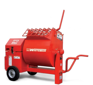 Mezcladora de yeso/mortero portátil Whiteman WM45 Series de 4.5 pies cúbicos con tambor de acero, mezcladora de concreto en venta - Product Image 3