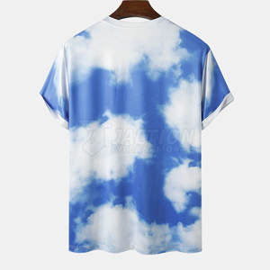 Camiseta de Sublimación Sólida con Logotipo Personalizado Estilo 2025 para Hombre, 100% Algodón, Secado Rápido, Transpirable, Ligera y Holgada - Product Image 2