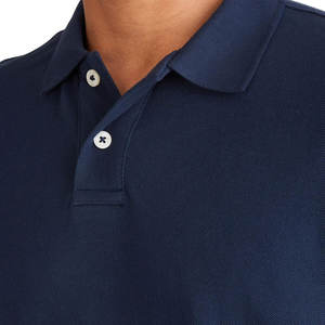 Polos de hombre informales lisos de alta calidad al por mayor, nuevos polos de hombre de color sólido transpirables y antibolitas personalizados - Product Image 3
