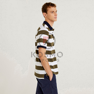 เสื้อเชิ้ตผู้ชายผ้าฝ้าย 100% สำหรับฤดูร้อน แขนสั้น ผ้าเจอร์ซีย์ ทรงปกติ ไม่ยับ สวมใส่สบาย - Product Image 6