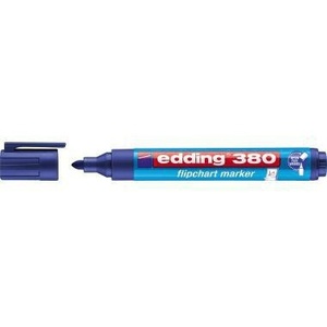 Marcadores EDDING 380, 1.5-3mm, Azules, para Flipchart - Product Image 1