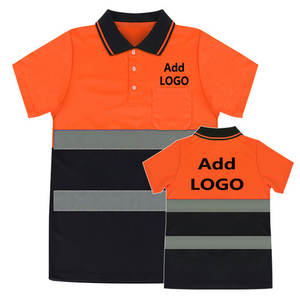Men's High Visibility Short Sleeve Protective Hi Vis Working Construction Polo <b>T</b> <b>Shirts</b> Security Work Wear - Product Image 1